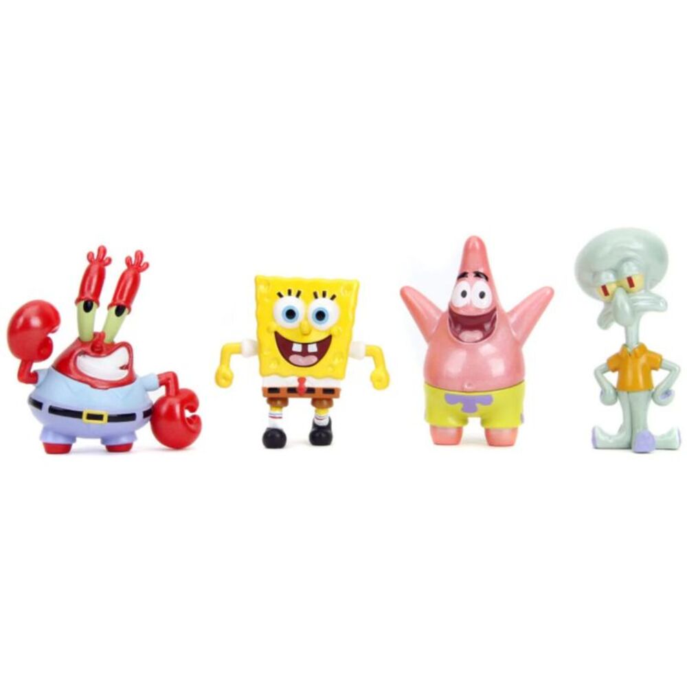 SpongeBob SquarePants - MetalFigs - 2.5" Diecast Figure 4-Pack (Spongebob,